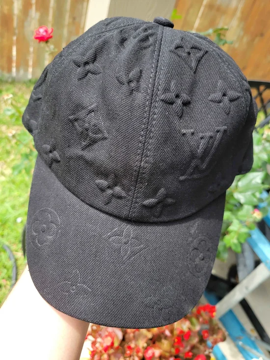 Louis Vuitton Denim Black Monogram Hat - Picture 6 of 10